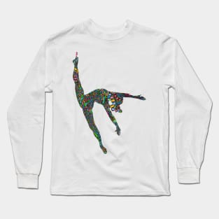 Ballerina Girl dancesilhouette dance Long Sleeve T-Shirt